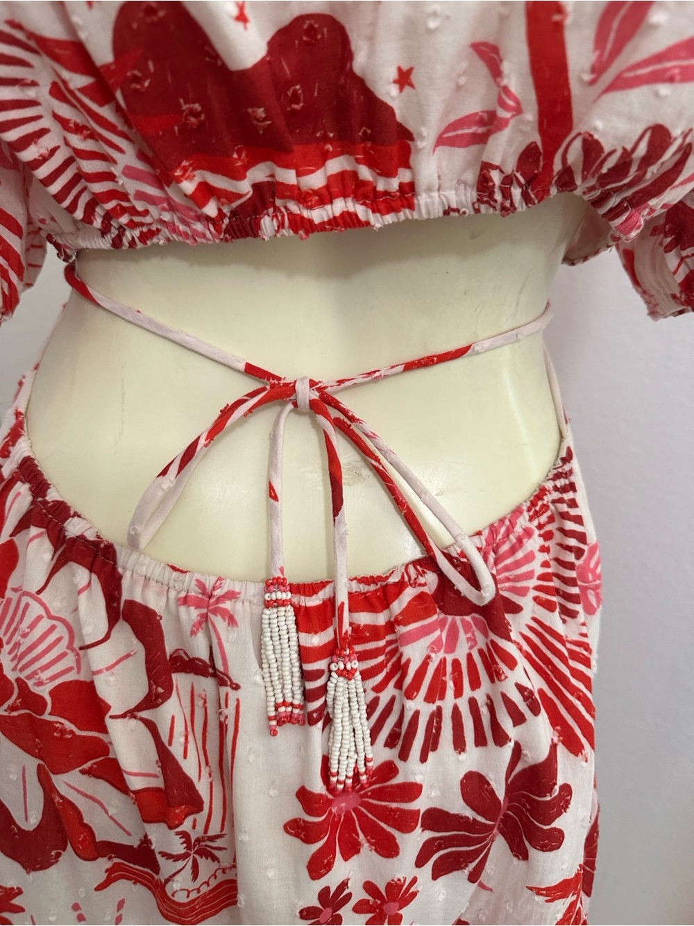 FARM Rio Rio Tiles Cotton Mini Dress | - Picture 12 of 15